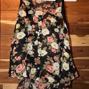 Floral tank top